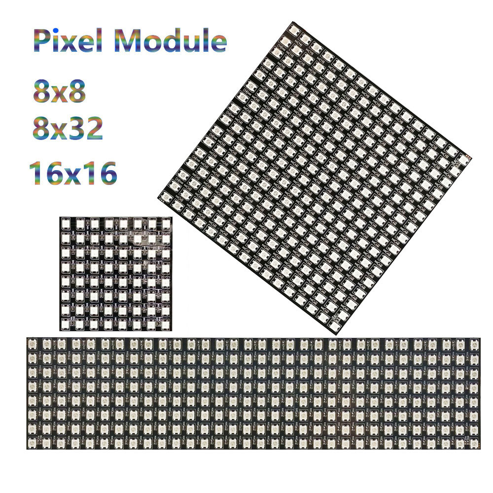 Rgb Led Matrix 8X8 - DC5V WS2812B 8*8 16*16 8*32 Pannello
