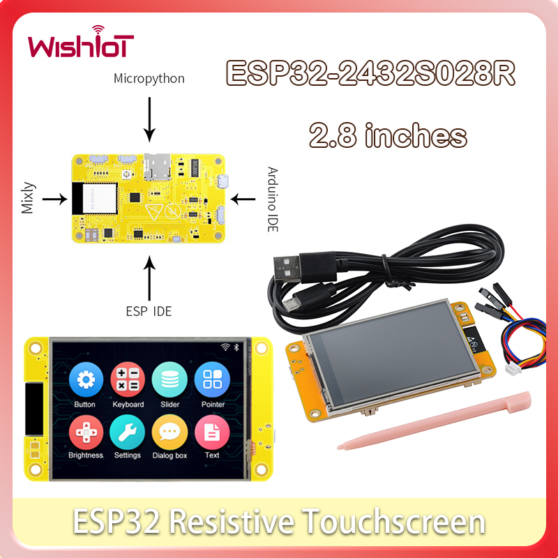 Home Automation Arduino - ESP32-2432S028R Modulo LCD TFT touchscreen resistivo