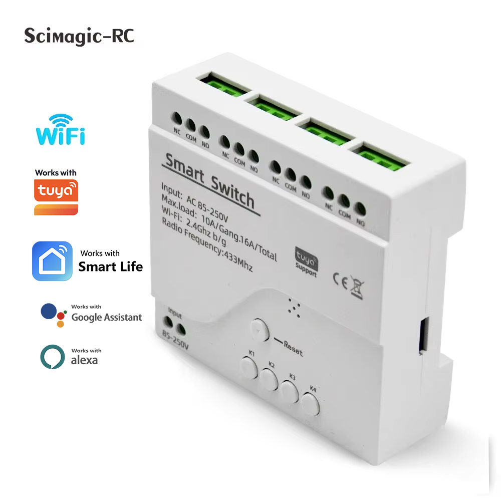 Home Automation Ideas - Modulo Relè Smart Switch 4CH per