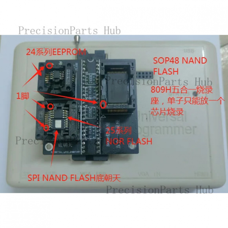 Tasmota Flash Tool - Programmatore RT809H per SPI NAND FLASH,
