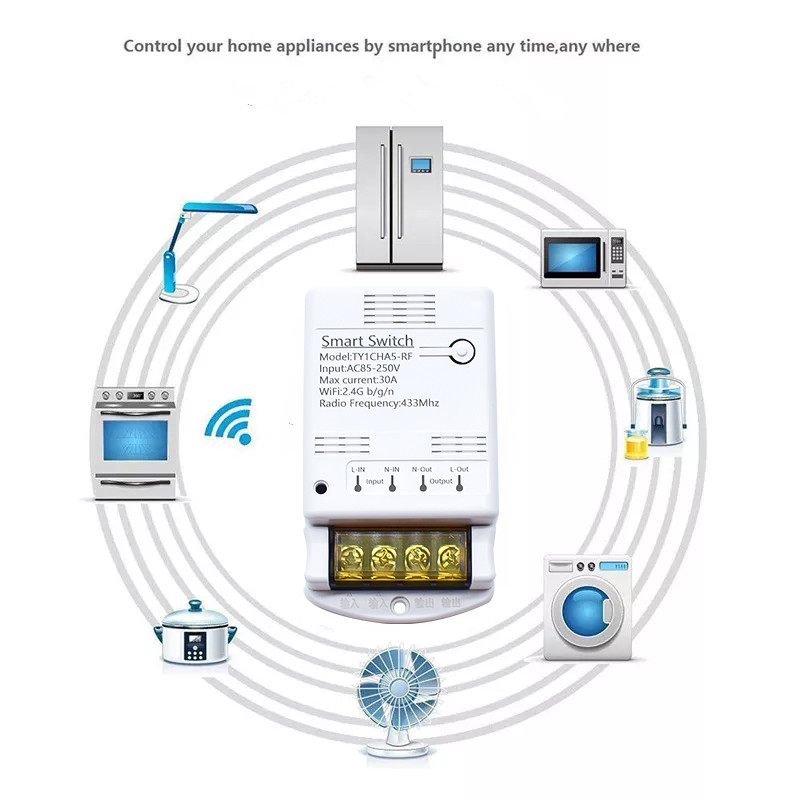 Modulo relè Wifi 30A 85-250V 2 - Home Automation Ideas recensione e prezzo