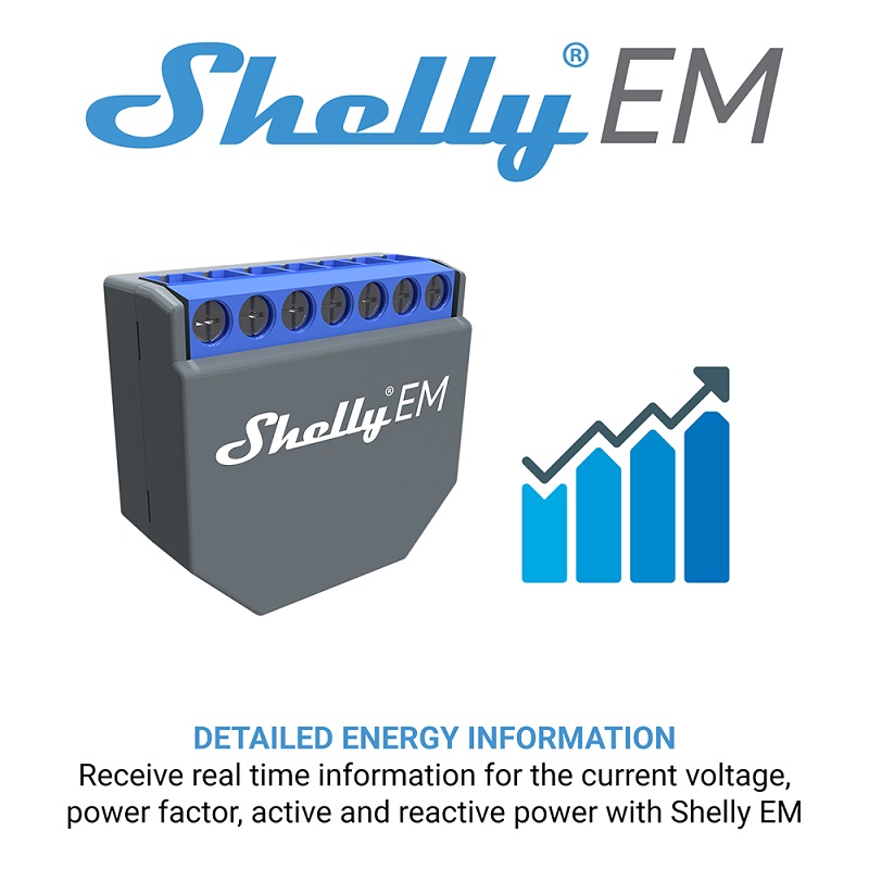 SHELLY EM Interruttore Intelli - Shelly Relay Module recensione e prezzo
