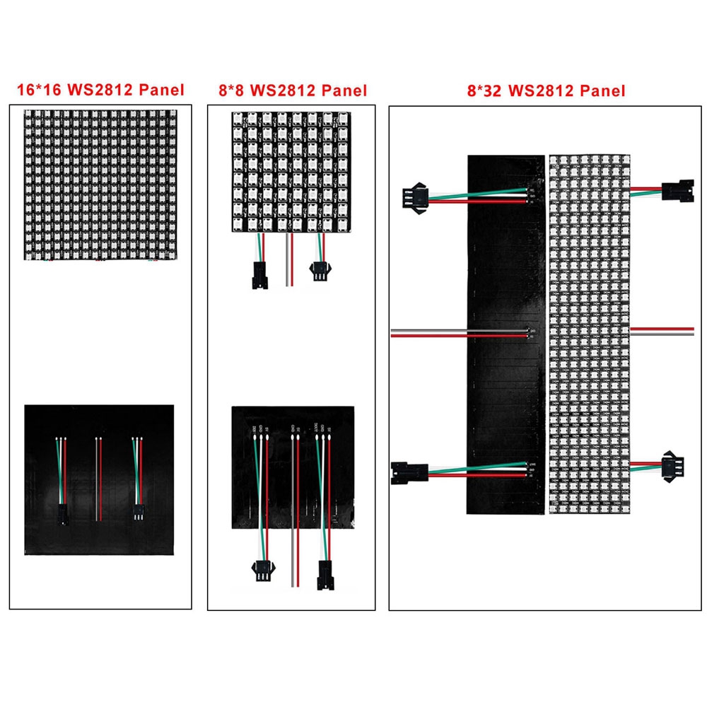 DC5V WS2812B 8*8 16*16 8*32 Pa - Rgb Led Matrix 8X8 recensione e prezzo