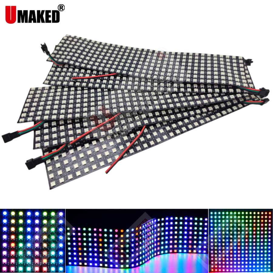 2 pz. Luci a pannello flessibi - Rgb Led Matrix 8X8 recensione e prezzo