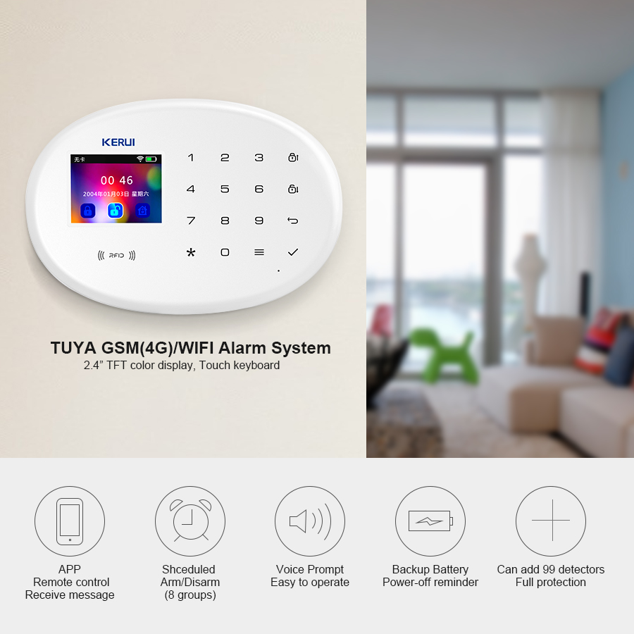 KERUI W202 Kit sistema di alla - Smart Home Automation Diy recensione e prezzo