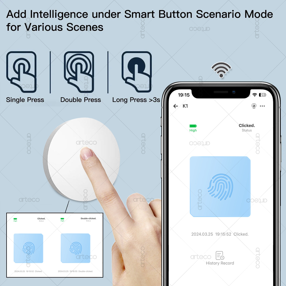 Interruttore a pulsante Zigbee - Home Automation Technology recensione e prezzo