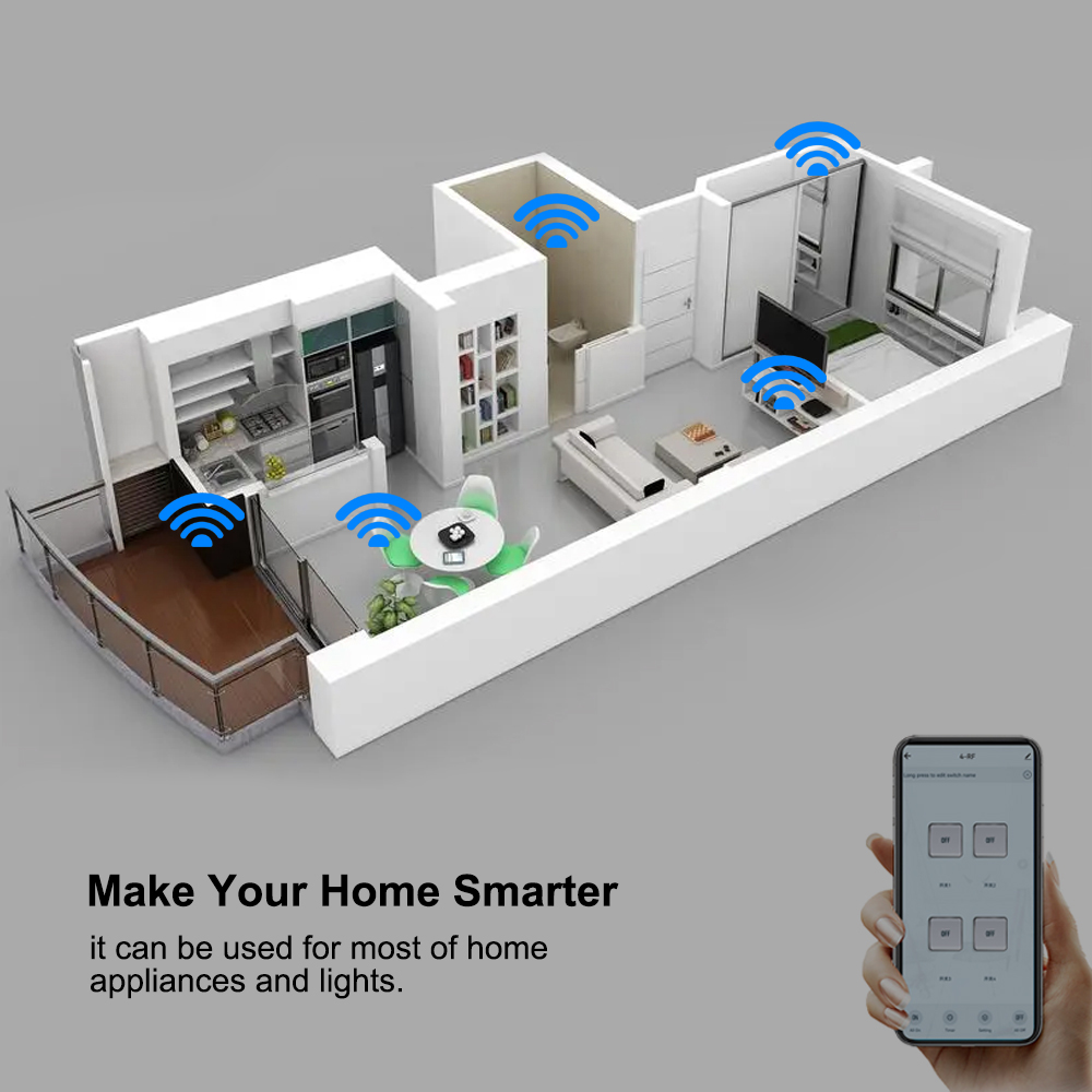 Modulo Relè Smart Switch 4CH p - Home Automation Ideas recensione e prezzo